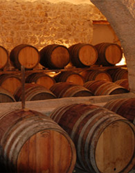 Cave, fûts de chêne